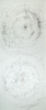 Too Much Traffic (Sellwood Bridge), ink on translucent vellum, 90" x 36" (2011)